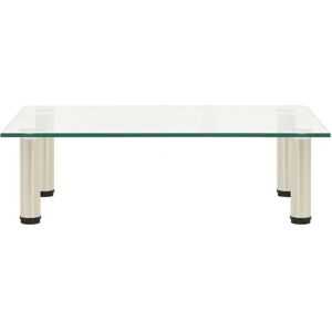 vidaXL 322763 Transparent Tempered Glass TV Stand - TV Cabinet vidaXL 322763 Transparent Tempered Glass TV Stand - TV Cabinet