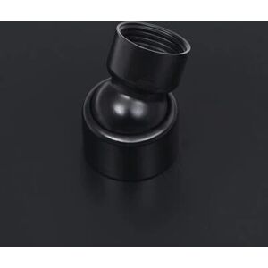 vidaXL Rain Shower Head Stainless Steel - 20 cm Black - Shower Head vidaXL Rain Shower Head Stainless Steel - 20 cm Black - Shower Head