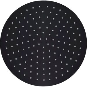 vidaXL Rain Shower Head Stainless Steel 30 cm Round Black Rainfall Overhead - Shower Head vidaXL Rain Shower Head Stainless Steel 30 cm Round Black Rainfall Overhead - Shower Head