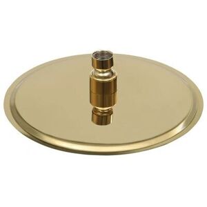 vidaXL Rain Shower Head Stainless Steel 20 cm Round Gold - Shower Head vidaXL Rain Shower Head Stainless Steel 20 cm Round Gold - Shower Head