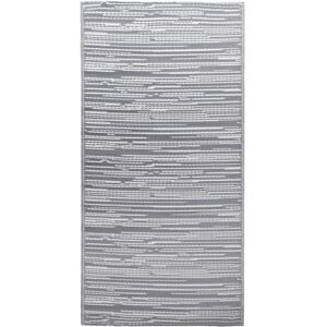 vidaXL Outdoor Teppich Arakil Grau 160x230 cm PP Balkon Terrasse vidaXL Outdoor Teppich Arakil Grau 160x230 cm PP Balkon Terrasse