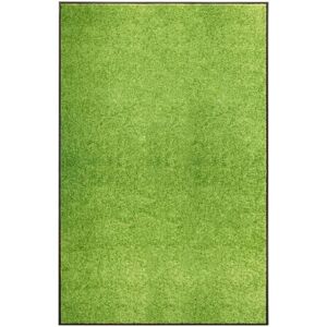 vidaXL Green Washable Doormat - Indoor Outdoor Entrance Rug vidaXL Green Washable Doormat - Indoor Outdoor Entrance Rug