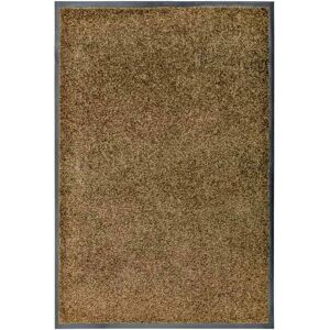 vidaXL Doormat Washable Brown Home Garden Barrier Entrance Rug - Doormat vidaXL Doormat Washable Brown Home Garden Barrier Entrance Rug - Doormat