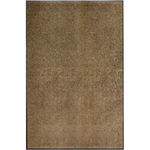 vidaXL Doormat Washable Brown - Entrance Rug - 120x180 cm vidaXL Doormat Washable Brown - Entrance Rug - 120x180 cm