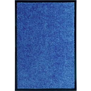 vidaXL Doormat Washable Blue 40x60 cm for Entrance - Doormat vidaXL Doormat Washable Blue 40x60 cm for Entrance - Doormat
