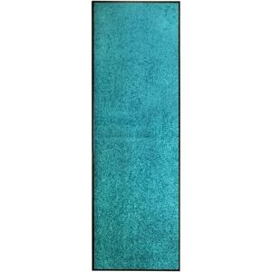 vidaXL Cyan Washable Doormat - Indoor/Outdoor Entrance Rug 60x180 cm vidaXL Cyan Washable Doormat - Indoor/Outdoor Entrance Rug 60x180 cm