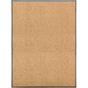 vidaXL Doormat Washable Cream - Indoor/Outdoor - 90x120 cm vidaXL Doormat Washable Cream - Indoor/Outdoor - 90x120 cm