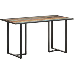 vidaXL 140cm Gerecycled hout eettafel - Eettafel vidaXL 140cm Gerecycled hout eettafel - Eettafel