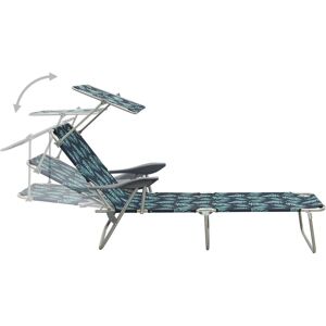 vidaXL Folding Sun Lounger Steel - 310338 vidaXL Folding Sun Lounger Steel - 310338