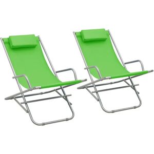 vidaXL 310339 Outdoor Chair - Weatherproof Steel Green vidaXL 310339 Outdoor Chair - Weatherproof Steel Green