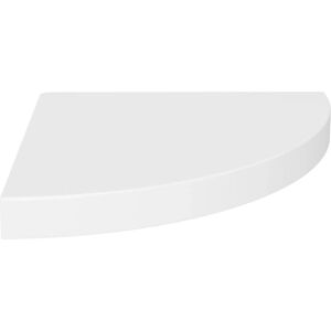 vidaXL 323916 White MDF Corner Shelf - Shelf vidaXL 323916 White MDF Corner Shelf - Shelf