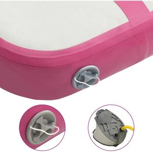 vidaXL Oppustelig gymnastikmåtte - 60x100x20 cm Pink PVC vidaXL Oppustelig gymnastikmåtte - 60x100x20 cm Pink PVC