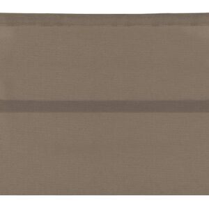 vidaXL Sun Lounger Textile Aluminum - Brown vidaXL Sun Lounger Textile Aluminum - Brown