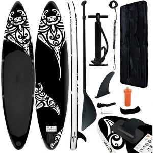 vidaXL Oppusteligt Paddleboard Sæt - 305x76x15 cm Sort vidaXL Oppusteligt Paddleboard Sæt - 305x76x15 cm Sort