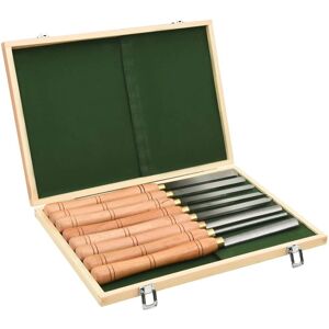 vidaXL Turning Tool Set Lathe Chisel Set Wood Groove Parting Tool - Turning Tool Set vidaXL Turning Tool Set Lathe Chisel Set Wood Groove Parting Tool - Turning Tool Set