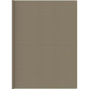 vidaXL Taupe Tent Carpet 400x700 cm HDPE Outdoor Camping Rug vidaXL Taupe Tent Carpet 400x700 cm HDPE Outdoor Camping Rug