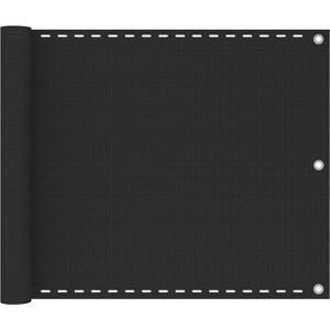 vidaXL Balcony Screen Anthracite - UV proof HDPE Balcony Privacy Screen vidaXL Balcony Screen Anthracite - UV proof HDPE Balcony Privacy Screen