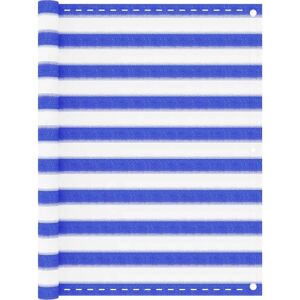 vidaXL Blue and White Balcony Screen - UV Proof HDPE Privacy Fence vidaXL Blue and White Balcony Screen - UV Proof HDPE Privacy Fence