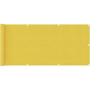 vidaXL Schermo Privacy Balcone Giallo 75x500 cm HDPE - Schermo Privacy vidaXL Schermo Privacy Balcone Giallo 75x500 cm HDPE - Schermo Privacy