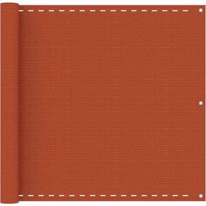 vidaXL Balcony Screen Orange 90x500 cm HDPE Outdoor Privacy Sunshade vidaXL Balcony Screen Orange 90x500 cm HDPE Outdoor Privacy Sunshade