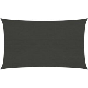 vidaXL Shade sail 3x5m anthracite HDPE UV protection vidaXL Shade sail 3x5m anthracite HDPE UV protection