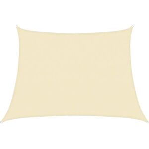 vidaXL Sunshade Sail 160 g/m² Cream 4/5x3 m HDPE - Sunshade Sail vidaXL Sunshade Sail 160 g/m² Cream 4/5x3 m HDPE - Sunshade Sail