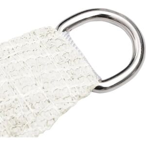 vidaXL White Sunshade Sail 160 g/m² HDPE Garden Patio Canopy vidaXL White Sunshade Sail 160 g/m² HDPE Garden Patio Canopy