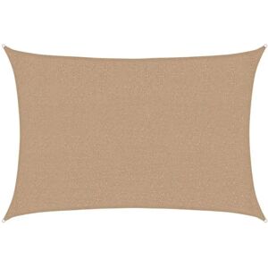 vidaXL Sonnensegel 160 G/M² 2X2,5 M Hdpe Taupe Größe: 2.5 x 3.5 m vidaXL Sonnensegel 160 G/M² 2X2,5 M Hdpe Taupe Größe: 2.5 x 3.5 m