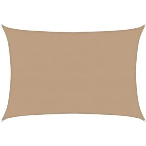 vidaXL Taupe Solsejl 5x7 m - Solsejl vidaXL Taupe Solsejl 5x7 m - Solsejl