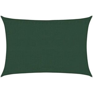 vidaXL Sunshade Sail 3.5x5 m Dark Green UV Protection - Sunshade Sail vidaXL Sunshade Sail 3.5x5 m Dark Green UV Protection - Sunshade Sail