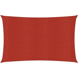 vidaXL Solseil 160 g/m² Rød 4x6 m HDPE Solskjerming for hage vidaXL Solseil 160 g/m² Rød 4x6 m HDPE Solskjerming for hage