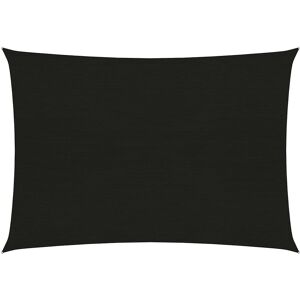 vidaXL Sunshade Sail 3.5x5 m Black UV Protection HDPE vidaXL Sunshade Sail 3.5x5 m Black UV Protection HDPE