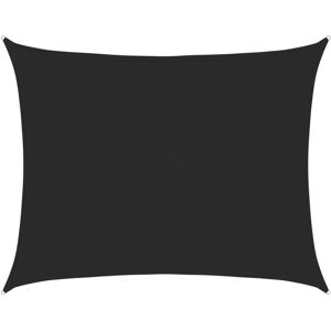 vidaXL Sunshade Sail 160 g/m² Black 6x7 m HDPE Outdoor Patio Sunscreen Canopy vidaXL Sunshade Sail 160 g/m² Black 6x7 m HDPE Outdoor Patio Sunscreen Canopy