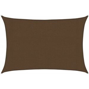 vidaXL Sunshade Sail 160 g/m² Brown 3x5 m HDPE Sunscreen Patio Shade Canopy vidaXL Sunshade Sail 160 g/m² Brown 3x5 m HDPE Sunscreen Patio Shade Canopy