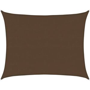 vidaXL Zonnezeil 160 g/m² Bruin 6x7 m HDPE - Zonnezeil vidaXL Zonnezeil 160 g/m² Bruin 6x7 m HDPE - Zonnezeil