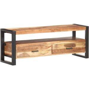 vidaXL Solid Wood Honey Finish TV Cabinet - TV Cabinet vidaXL Solid Wood Honey Finish TV Cabinet - TV Cabinet