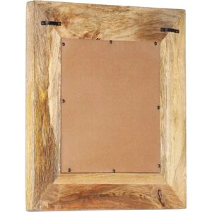 Miroir sculpté à la main en bois de mango massif - Décoration murale Miroir sculpté à la main en bois de mango massif - Décoration murale