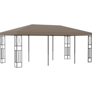 vidaXL Gazebo 6x3 m Taupe Fabric Garden Canopy Shelter Party Tent Sun Pavilion - Gazebo vidaXL Gazebo 6x3 m Taupe Fabric Garden Canopy Shelter Party Tent Sun Pavilion - Gazebo