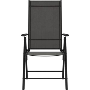 vidaXL 312179 - Folding Garden Chair - Black vidaXL 312179 - Folding Garden Chair - Black