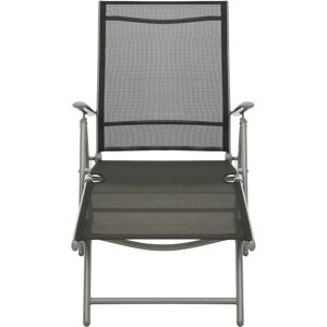 vidaXL 3 Piece Garden Lounge Set Textilene and Aluminium - silver vidaXL 3 Piece Garden Lounge Set Textilene and Aluminium - silver