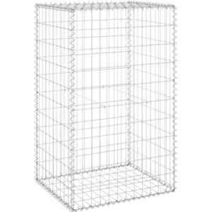 vidaXL Galvanised Steel Gabion Wall 60x50x100 cm - Outdoor Landscape Solution vidaXL Galvanised Steel Gabion Wall 60x50x100 cm - Outdoor Landscape Solution