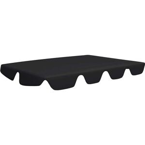 vidaXL Black Replacement Roof for Porch Swing 188/168x145/110 cm vidaXL Black Replacement Roof for Porch Swing 188/168x145/110 cm
