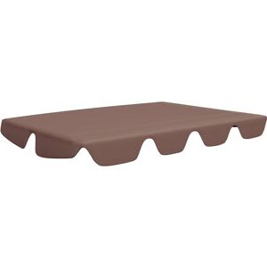 vidaXL Replacement Roof for Hollywood Swing Brown - Swing Canopy vidaXL Replacement Roof for Hollywood Swing Brown - Swing Canopy