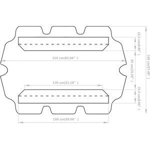 vidaXL Replacement Roof for Garden Swing Cream - Garden Swing Canopy vidaXL Replacement Roof for Garden Swing Cream - Garden Swing Canopy