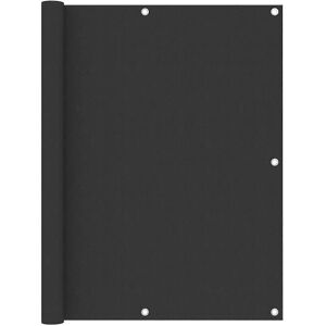 vidaXL Balcony Privacy Screen Anthracite 120x400 cm Oxford Fabric - Balcony Privacy Screen vidaXL Balcony Privacy Screen Anthracite 120x400 cm Oxford Fabric - Balcony Privacy Screen