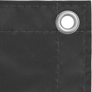vidaXL Balcony Privacy Screen Anthracite 120x600 cm Oxford Fabric vidaXL Balcony Privacy Screen Anthracite 120x600 cm Oxford Fabric