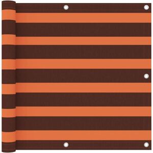 vidaXL Balcony Screen Orange Brown 90x300cm Oxford Fabric Waterproof - Balcony Screen vidaXL Balcony Screen Orange Brown 90x300cm Oxford Fabric Waterproof - Balcony Screen