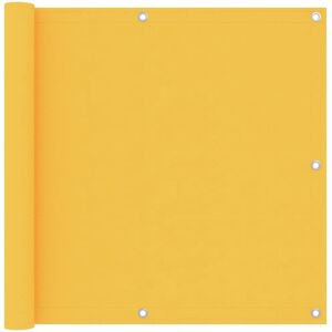 vidaXL Balcony Screen Yellow 90x300 cm Oxford Fabric Outdoor Privacy Fence vidaXL Balcony Screen Yellow 90x300 cm Oxford Fabric Outdoor Privacy Fence