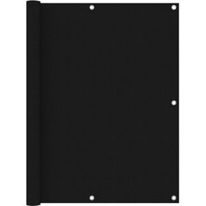 vidaXL Black Oxford Balcony Privacy Screen - Balcony Privacy Screen vidaXL Black Oxford Balcony Privacy Screen - Balcony Privacy Screen