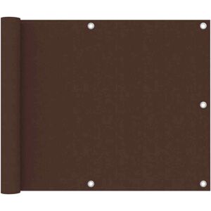 vidaXL Balcony Privacy Screen - Brown 75x300 cm Oxford Fabric vidaXL Balcony Privacy Screen - Brown 75x300 cm Oxford Fabric